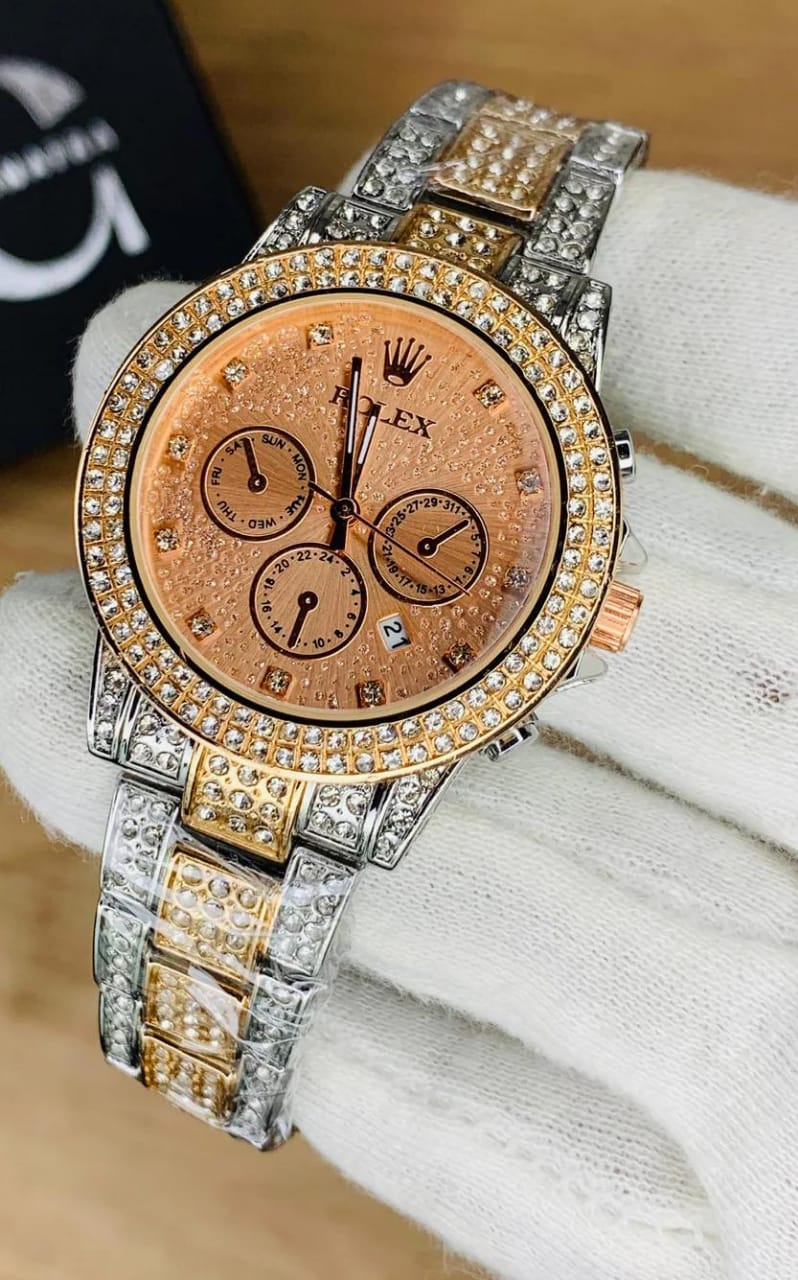 Rolex Ice Stone (Two Tone RoseGold)