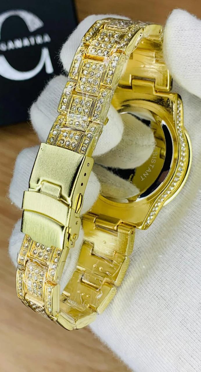 Rolex Ice Stone Full Golden